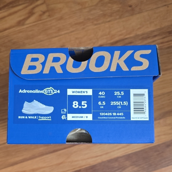 Brooks Adrenaline GTS 24 Cloud Blue Athletic Shoes - Picture 5 of 11